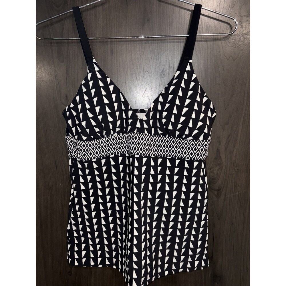 Land’s End Tankini Black Size 6